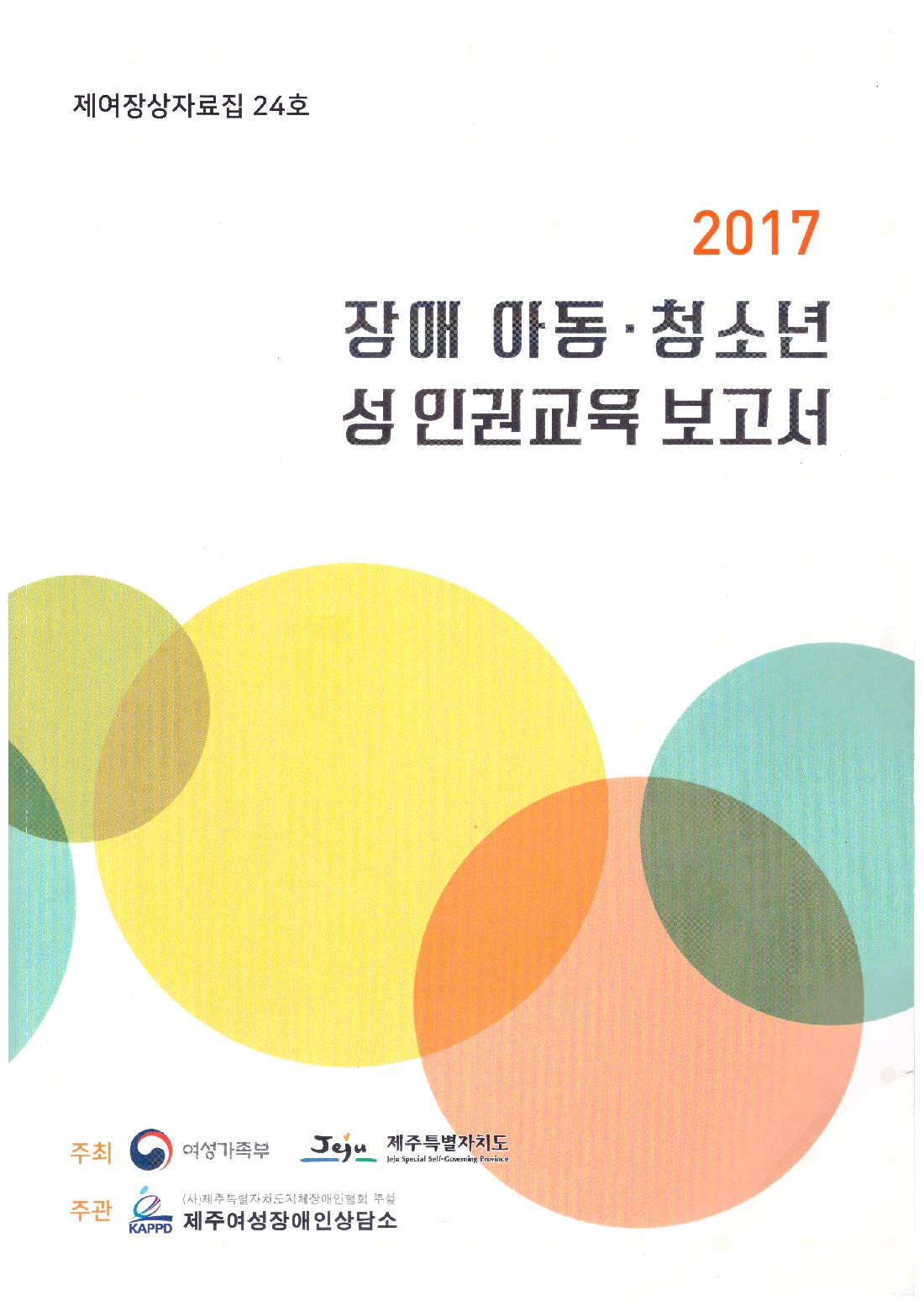 2017 장애아동청소년 성인권교육 보고서